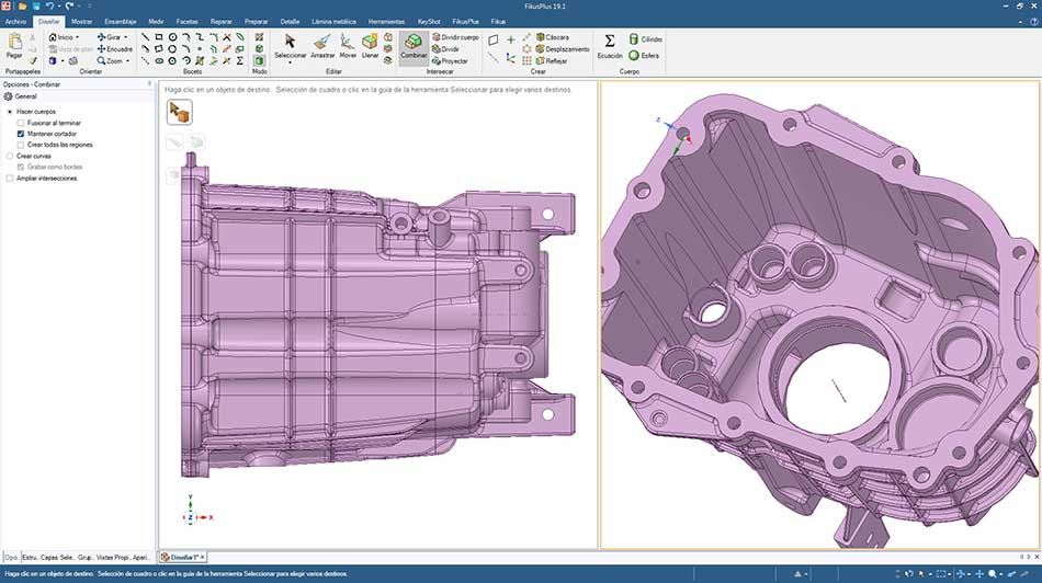 Design of a part for milling