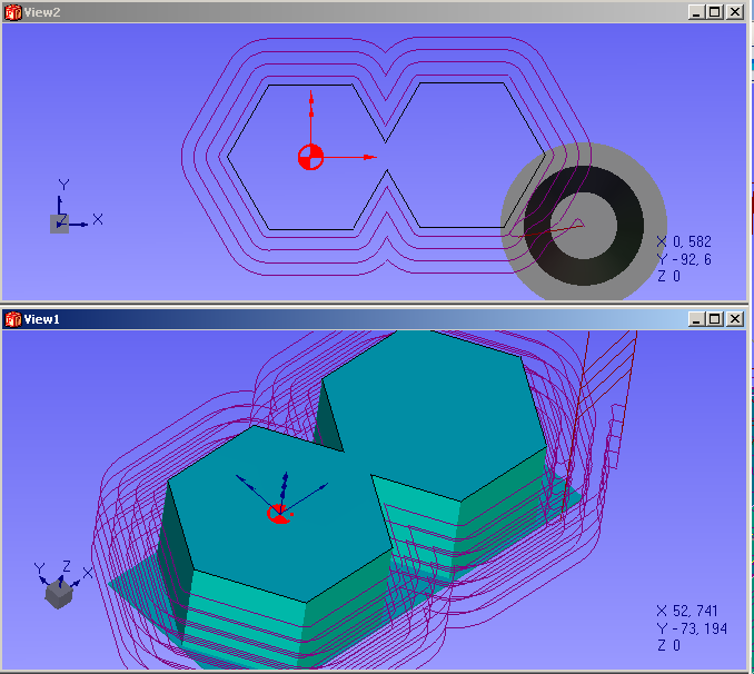 Roughing an electrode